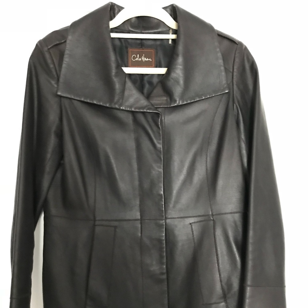 Genuine leather Cole Haan Jacket
